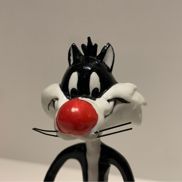 Vintage Warner Bros Looney Tunes 1978 Sylvester the Cat Bendable Bendy Figure - Picture 2 of 6